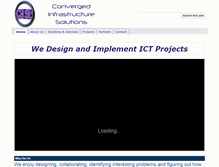 Tablet Screenshot of convergedinfrastructuresolutions.com